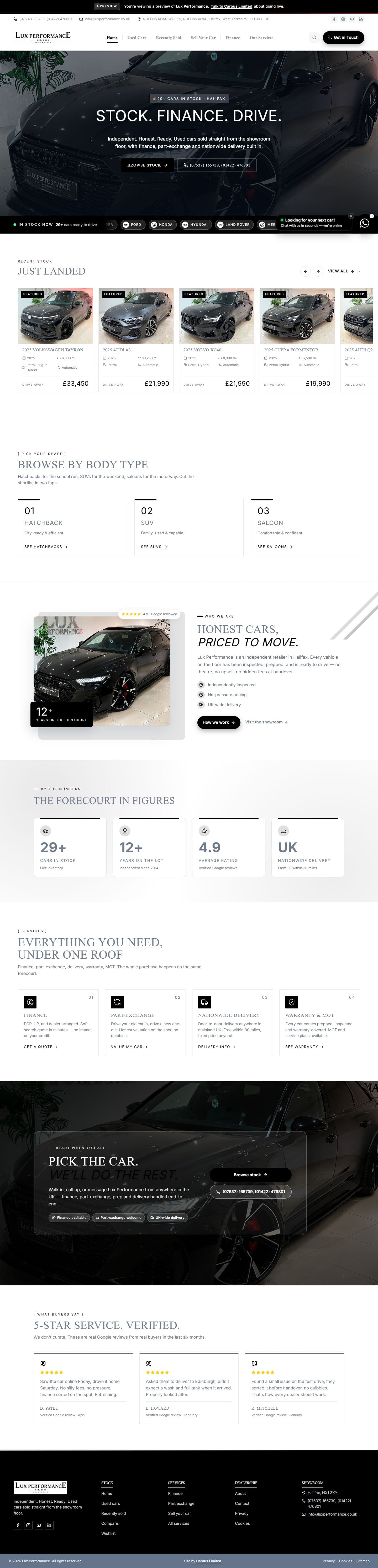 Autowow — dealer website by Carous