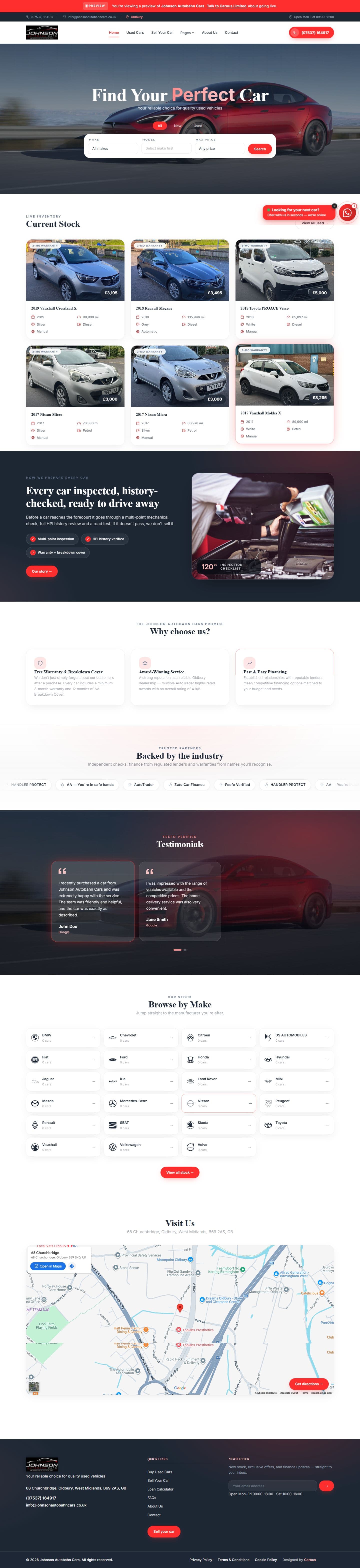 FBM — dealer website by Carous